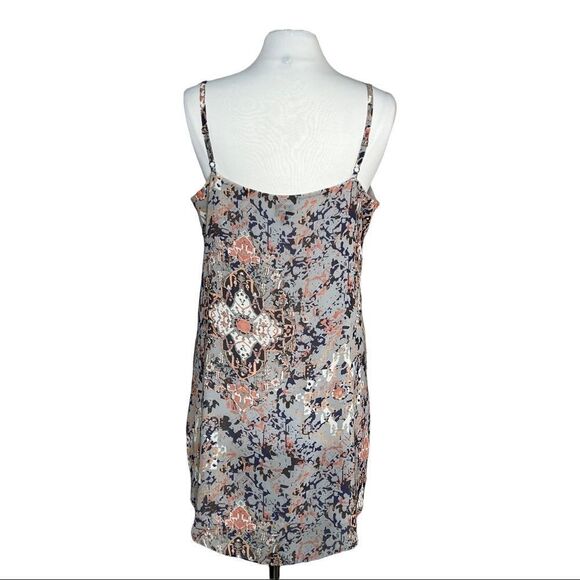 CABI Flowy Chiffon Abstract Print Fresco Slipdress Tunic #5049 - Picture 4 of 8